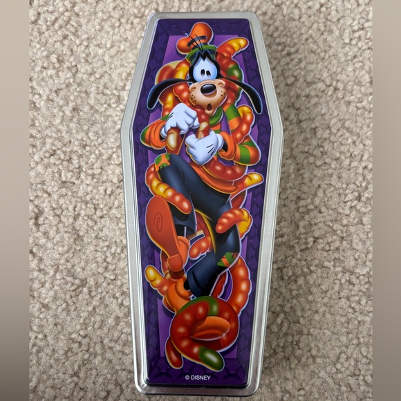 Walt Disney Other - Disney Parks Goofy Coffin Gummi Worms Tin, 2013, Empty Halloween